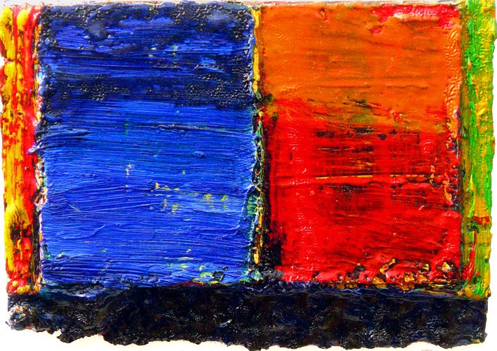  Small View, oil on board, 10o x 150mm 