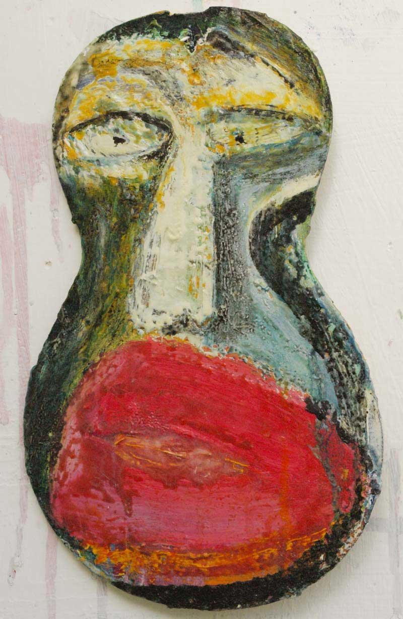  Head, oil on board 170 x 250 