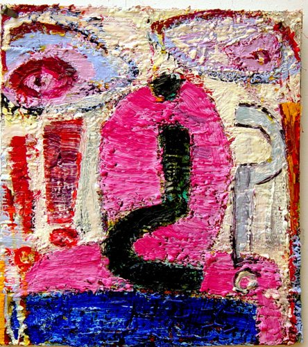  Beached, oil on board, 300 x 300mm 